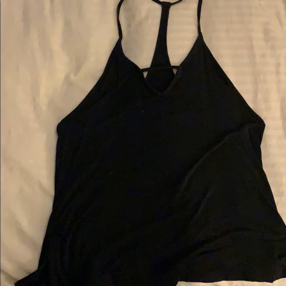 Black tank top